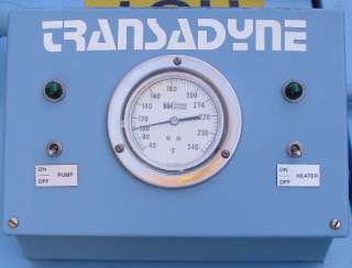 Transadyne Oil Hydraulic Fluid Transfer Pump w/50g Tank Heater Heated 