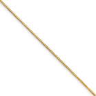 goldia 14 Inch 10k Yellow Gold .5mm Box Chain Necklace