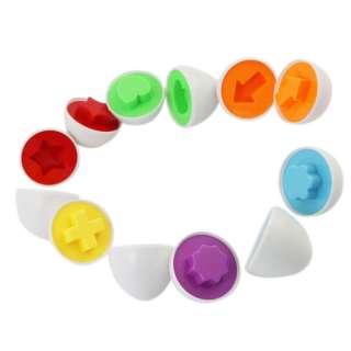 6pcs Smart wise eggs Toy Hot Sell New Developmental Baby Toys  