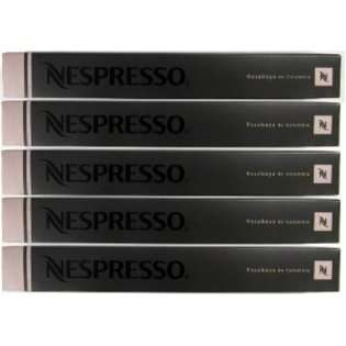 NESPRESSO COFFEE 50 Nespresso Capsules Rosabaya De Colombia Coffee New 