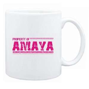 New  Property Of Amaya Retro  Mug Name