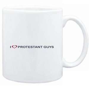  Mug White  I LOVE Protestant GUYS  Religions