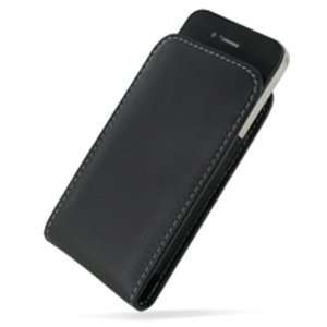   Vertical Pouch Type Case w/ Belt Clip for Apple iPhone 4 (Black