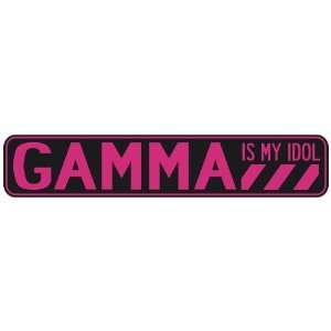   GAMMA IS MY IDOL  STREET SIGN