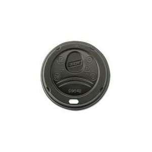 Dixie® Dixie Black Dome Lids for PerfecTouch 12oz and 16oz Cups   10 