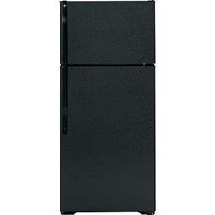     Black  GE Appliances Refrigerators Top Freezer Refrigerators