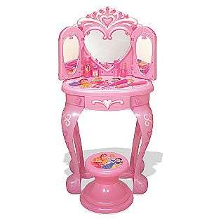 Disney Princess   Vanity Table with Stool  Toys & Games Dolls 