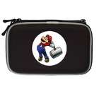   DS Lite Black Carrying Case of Super Mario with Hammer (Super Mario