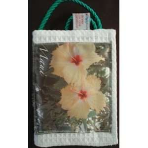    Hawaiian Wrist Handbag with Photo Fabric Trim