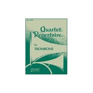  Quartet Repertoire for Trombone 3rd Part (Baritone T.C 