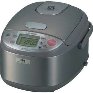 Zojirushi NP GBC05XJ Induction Heating 3 Cup Rice Cooker Warmer   Gray 
