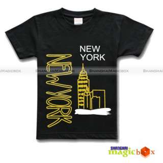 Fashion Kristen Stewart Style New york Tower T shirt Tee 
