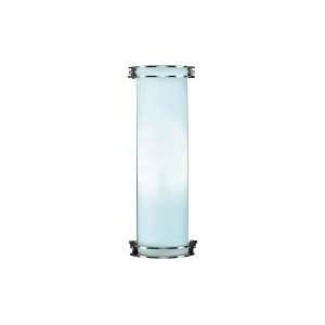  Acid Frost Glass Cylinder 16 High ADA Wall Sconce