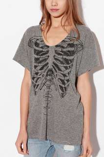 UrbanOutfitters  Truly Madly Deeply Pocket Skeletee Tee