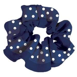  Penn State : Blue & White Polka Dot Scrunchie: Sports 