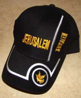 Mens Israeli Cap Jerusalem with Dove or skullcap  