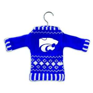 Pack of 3 NCAA Kansas State Wildcats Knit Sweater Christmas Ornaments 
