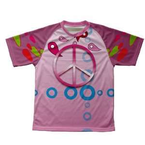  Pink Peace Technical T Shirt for Youth