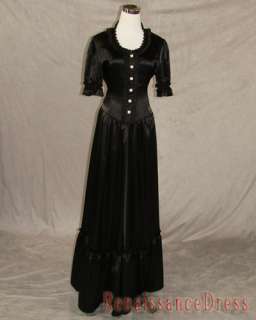   Pioneer Renaissance Civil War Sass Victorian Gown Dress Costume Dress