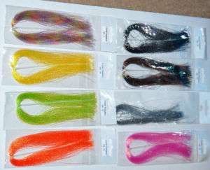 CRYSTAL FLASH 8 colour multi pack flytying Dragonflies  
