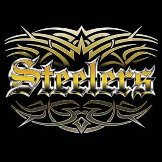 Steelers Tattoo Style T shirt Pittsburgh M L XL 2X 3X  