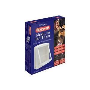  Door Med White Clear Hard Flap (740US): Pet Supplies