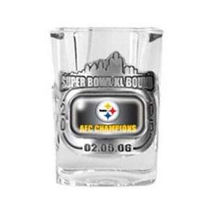 Pittsburgh Steelers 2005 AFC Conference Champions Shot Glass  