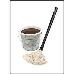   of the Barbecue Galvanized Sauce Bucket and Mop Set