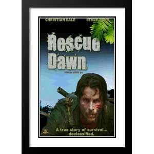 Rescue Dawn 20x26 Framed and Double Matted Movie Poster 