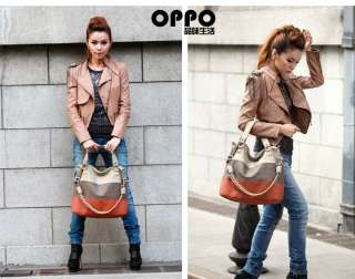 Womens Soft PU Leather Handbag Fashion Tote Bag 14 2281W  