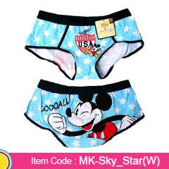 VOSxl Disney Characters Womens Underwear Boxer Brief  