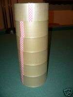 CLEAR PACKING / SHIPPING TAPE   6 ROLLS   BEST REVIEWS!  