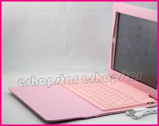   Bluetooth Keyboard With Leather Case Stand Cover for Apple iPad 2