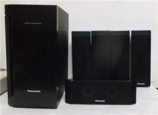 Panasonic Speaker Set 1 Center,1 Subwoofer, 2 Surround, And 2 Front 