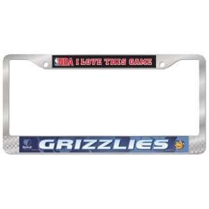  Memphis Grizzlies Chrome License Plate Frame *SALE 