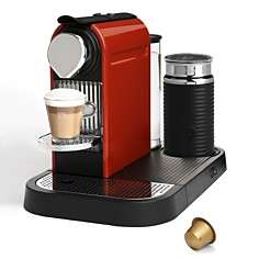 Nespresso CitiZ & Milk Single Serve Espresso Maker, Fire Engine Red