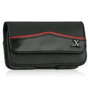   Leather Belt Clip Carrying Pouch Case for iPhone 4 Verizon / AT&T