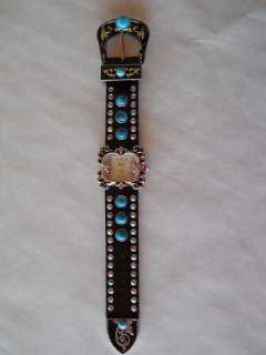 Western Rhinestone Wrist Watch, Cowgirl, Black, Lots of Bling, Quality 