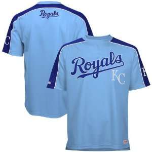  Kansas City Royals Light Blue Tackle Twill Crew Premium T 