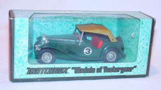Matchbox 135 YESTERYEAR MG TC 1945 Rallye Y 8 MIB`73  