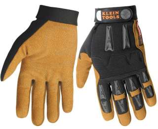 KLEIN TOOLS 40067 Journeyman™ Leather Work Gloves (K4)  Medium  NEW 