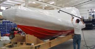 Shrink Wrap, Boat Construction Composite Propane Tank  
