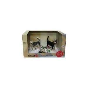  Schleich Husky Family Set, Small: Toys & Games