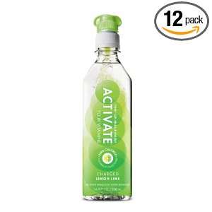 Activate Drinks Energy Lemon Lime, 16.9 Ounce Bottles (Pack of 12 