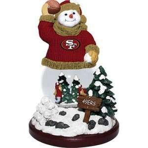  San Francisco 49ers NFL Snowfight Snowman Figurine 