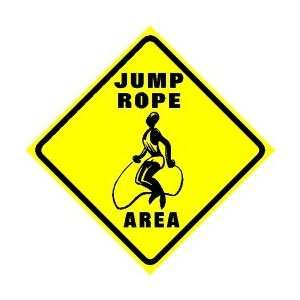  JUMP ROPE AREA xing exercise fitness NEW sign