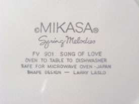Mikasa Spring Melodies SONG OF LOVE Soup Bowls #FV901  