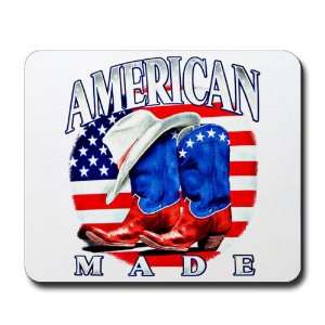   Mouse Pad) American Made Country Cowboy Boots and Hat: Everything Else