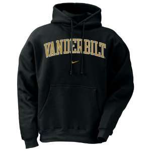  Nike Vanderbilt Commodores Black Classic Hoody Sweatshirt 