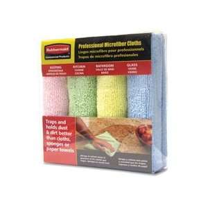   Produs   Microfiber Cloths Color Coded 4 BE/YW/GN